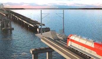 Движение поездов по крымскому мосту откроют в конце года